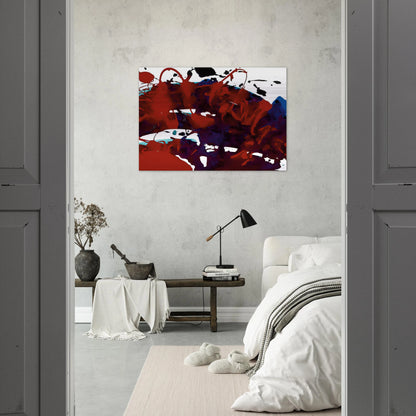 Untitled  SFP94-11  sff 1694  - Sam Francis Brushed Aluminum Print - 70x100 cm / 28x40 inches | Sam Francis Aluminum Print | Sam Francis Prints