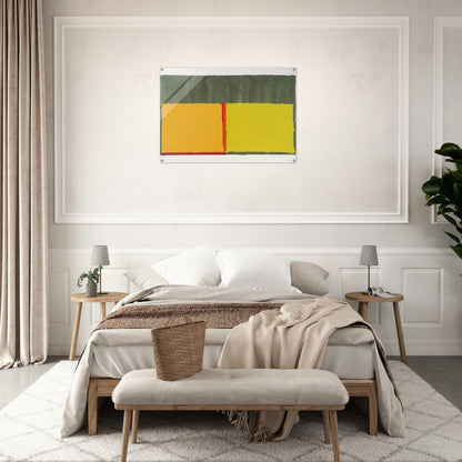 Yellows - 1969 - John Hoyland Acrylic Print - 70x100 cm / 28x40″ inches