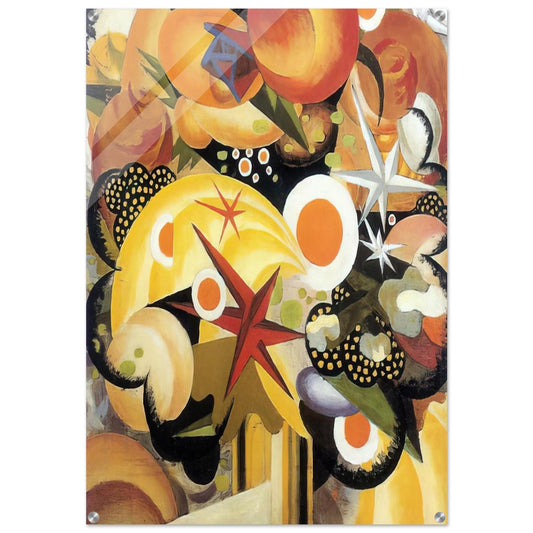 Mazzo di fiori - 1918 - Julius Evola Acrylic Print - 70x100 cm / 28x40″ inches | Julius Evola Wall Art | Julius Evola Prints