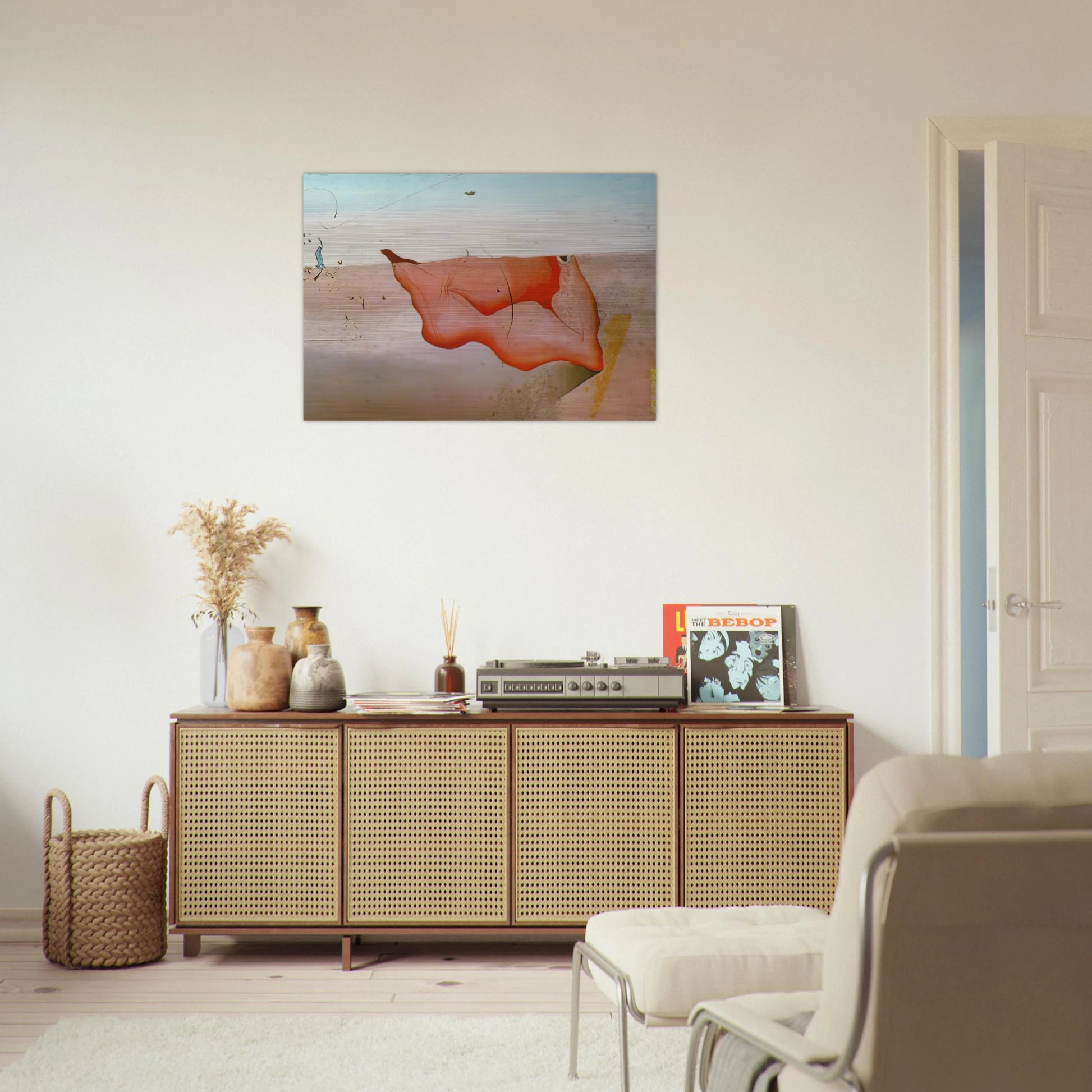 COMPOSITION - Salvador Dali Brushed Aluminum Print - 70x100 cm / 28x40 inches | Salvador Dali Aluminum Print | Salvador Dali Prints