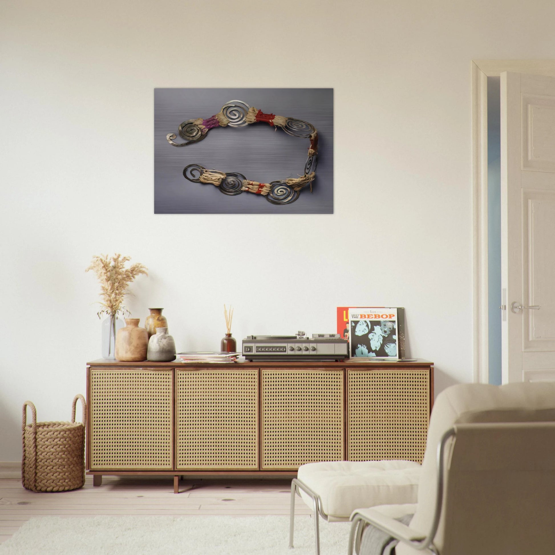 BELT 1935 - Alexander Calder Brushed Aluminum Print - 70x100 cm / 28x40 inches | Alexander Calder Aluminum Print | Alexander Calder Prints