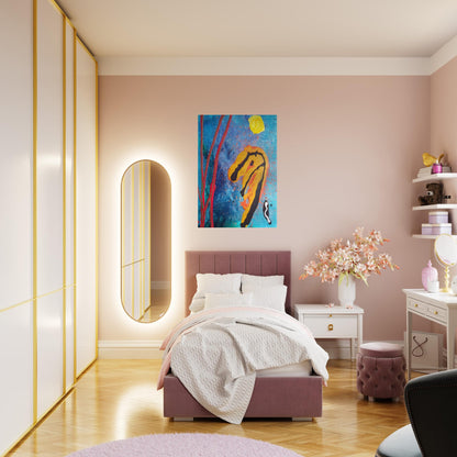 Sky Ritual - 2002 - John Hoyland Brushed Aluminum Print - 70x100 cm / 28x40 inches | John Hoyland Aluminum Print | John Hoyland Prints