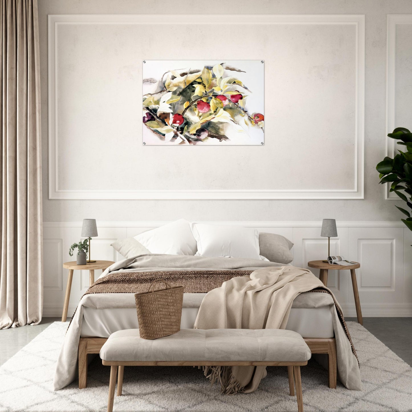 Plums - 1925 - Charles Demuth Acrylic Print - 70x100 cm / 28x40″ inches