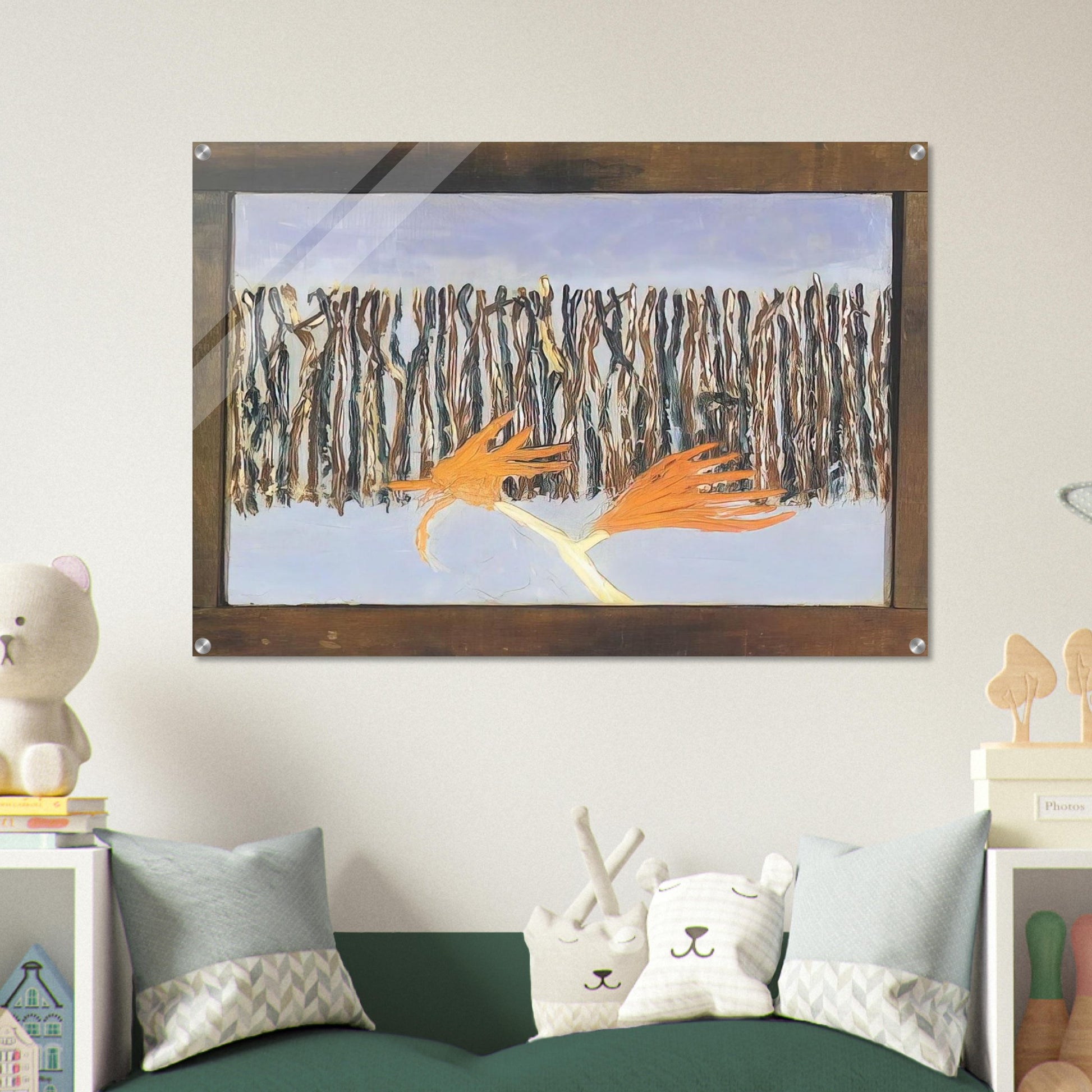 Burning Bush - 1953 - Forrest Bess Acrylic Print - 70x100 cm / 28x40″ inches