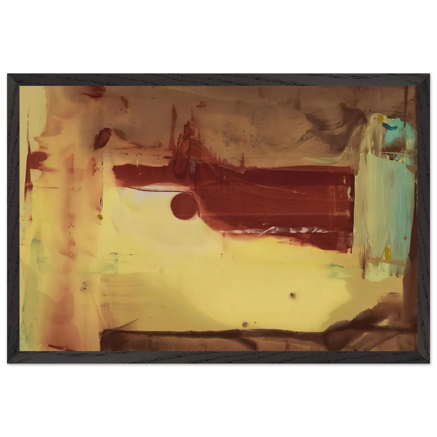 Helen Frankenthaler - Desert Pass - 1976 Wall art - 15x20 cm / 6x8 inches - Fine Art Poster-canvas - -