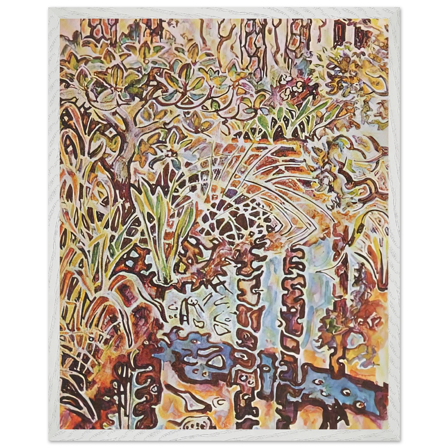 Walter Inglis Anderson - Walter Anderson Wall art - A1 (59.4 x 84.1  cm) - Premium Wooden Framed Poster With Fine Art Paper-canvas - Wood frame