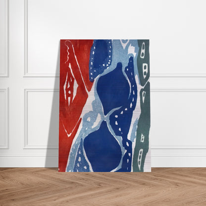 Farbaquatinta 1965-7 - 1965 - Ernst Wilhelm Nay Brushed Aluminum Print - 70x100 cm / 28x40 inches | Ernst Wilhelm Nay Aluminum Print | Ernst Wilhelm Nay Prints