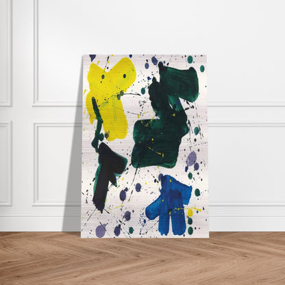 Untitled II - Sam Francis Brushed Aluminum Print - 70x100 cm / 28x40 inches | Sam Francis Aluminum Print | Sam Francis Prints
