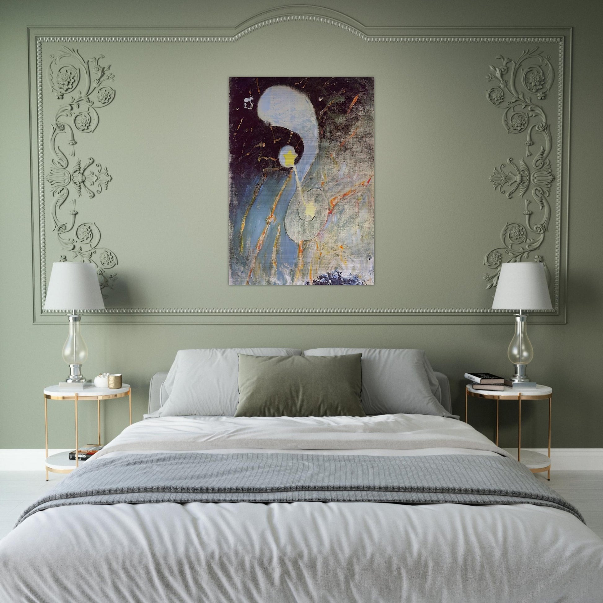 CHAOS NR 2 1906 - Hilma af Klint Brushed Aluminum Print - 70x100 cm / 28x40 inches | Hilma af Klint Aluminum Print | Hilma af Klint Prints