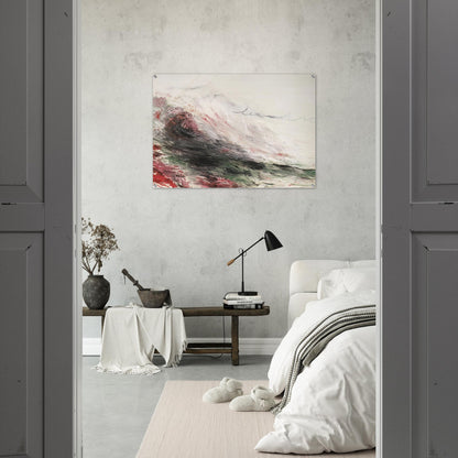 Hero and Leandro  A Painting in Four Parts  Part I - Cy Twombly Acrylic Print - 70x100 cm / 28x40″ inches