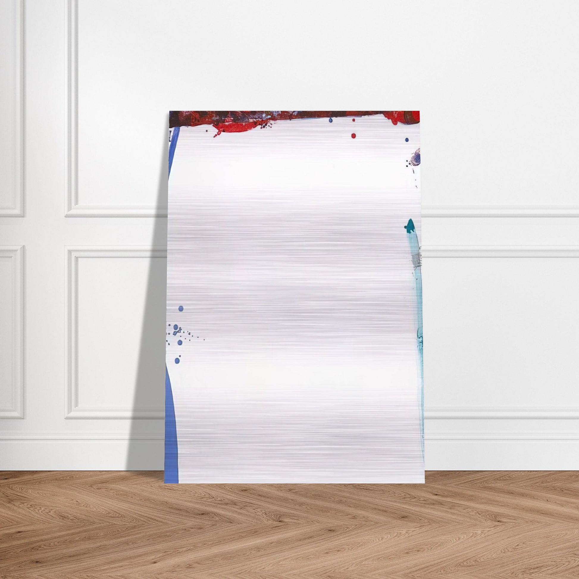 Chinese Wall  L. L101; SF-87  - Sam Francis Brushed Aluminum Print - 70x100 cm / 28x40 inches | Sam Francis Aluminum Print | Sam Francis Prints