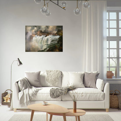 Shenandoah River - Thomas Moran Brushed Aluminum Print - 70x100 cm / 28x40 inches | Thomas Moran Aluminum Print | Thomas Moran Prints