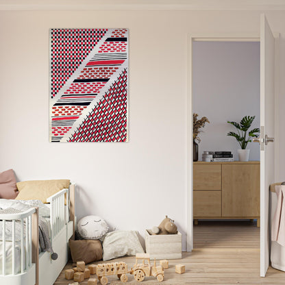 COMPOSITION 13 - Sonia Delaunay Brushed Aluminum Print - 70x100 cm / 28x40 inches | Sonia Delaunay Aluminum Print | Sonia Delaunay Prints