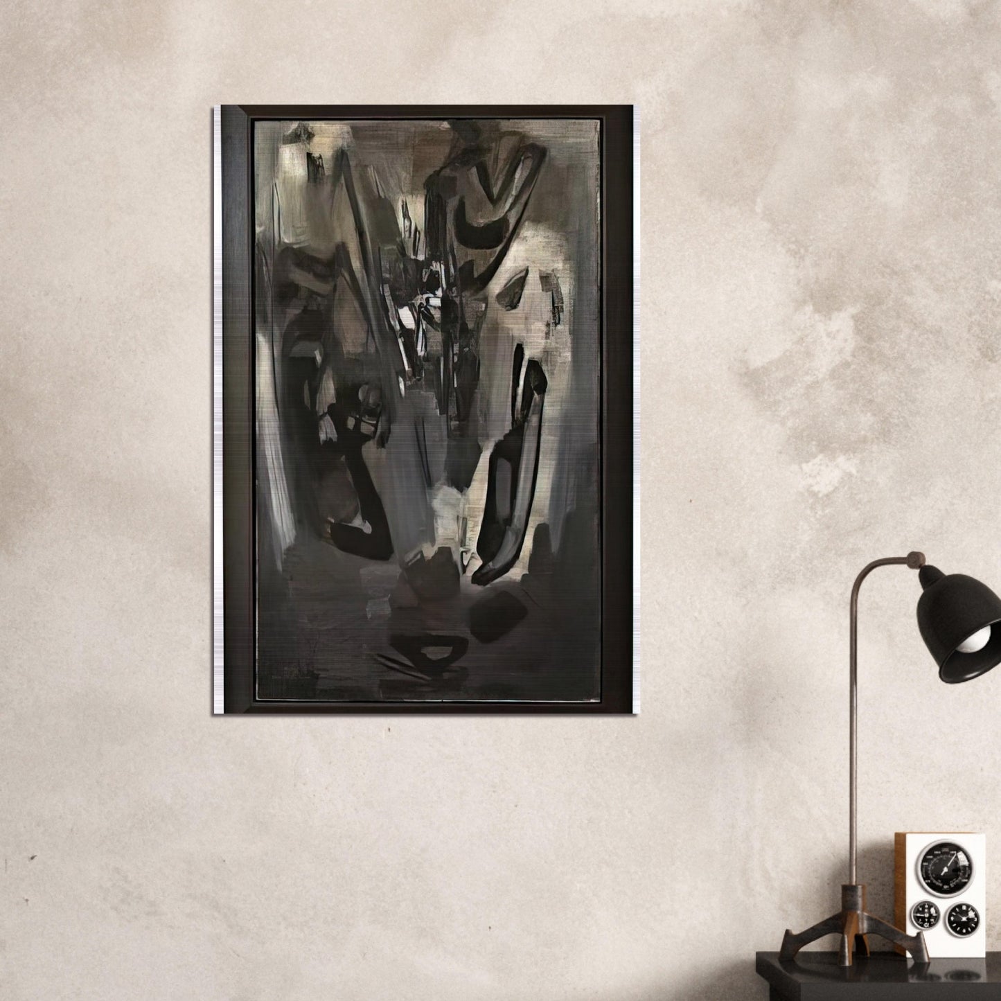 COMPOSITION 1959 - Chu teh Chun Brushed Aluminum Print - 70x100 cm / 28x40 inches | Chu teh Chun Aluminum Print | Chu teh Chun Prints