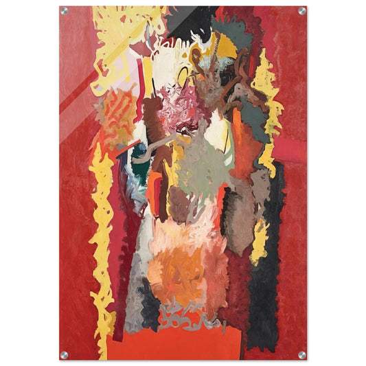 The Witch Doctor - 1963 - John Ferren Acrylic Print - 70x100 cm / 28x40″ inches | John Ferren Wall Art | John Ferren Prints
