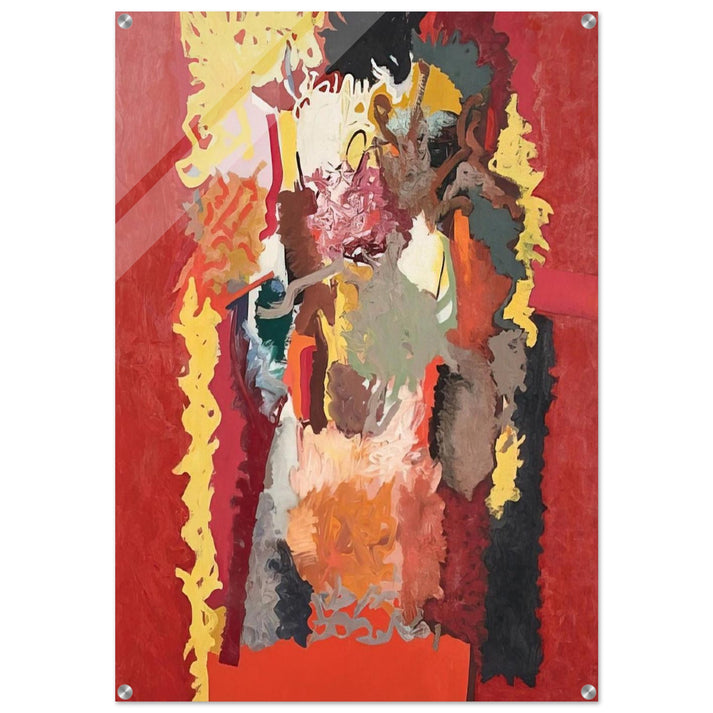 The Witch Doctor - 1963 - John Ferren Acrylic Print - 70x100 cm / 28x40″ inches | John Ferren Wall Art | John Ferren Prints