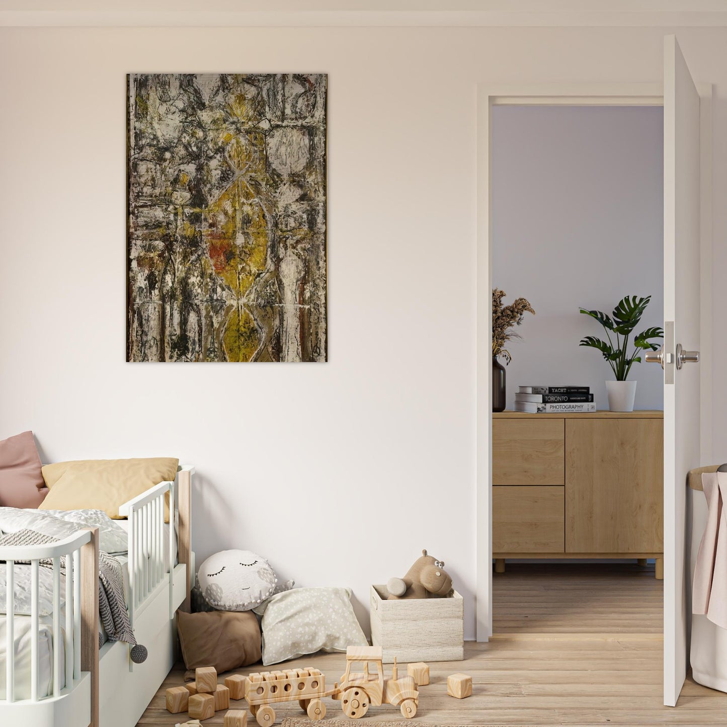Cascella II - Richard Pousette-Dart Brushed Aluminum Print - 70x100 cm / 28x40 inches | Richard Pousette-Dart Aluminum Print | Richard Pousette-Dart Prints