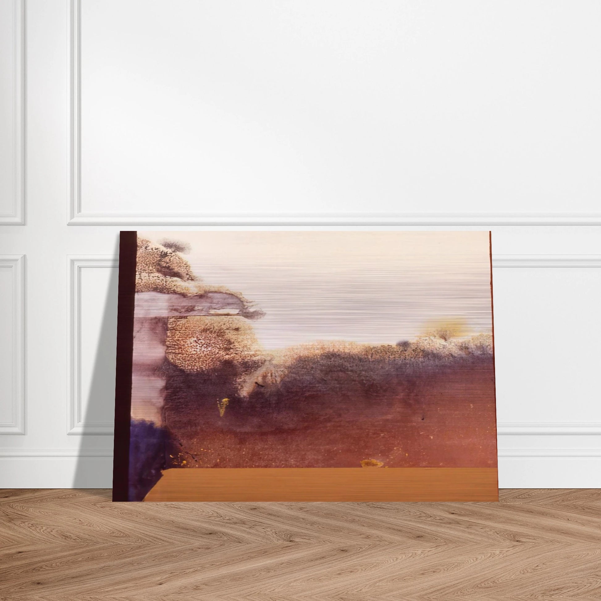 Lost In Rio De Janiero - Lyrical Abstraction - Ronnie Landfield Brushed Aluminum Print - 70x100 cm / 28x40 inches | Ronnie Landfield Aluminum Print | Ronnie Landfield Prints