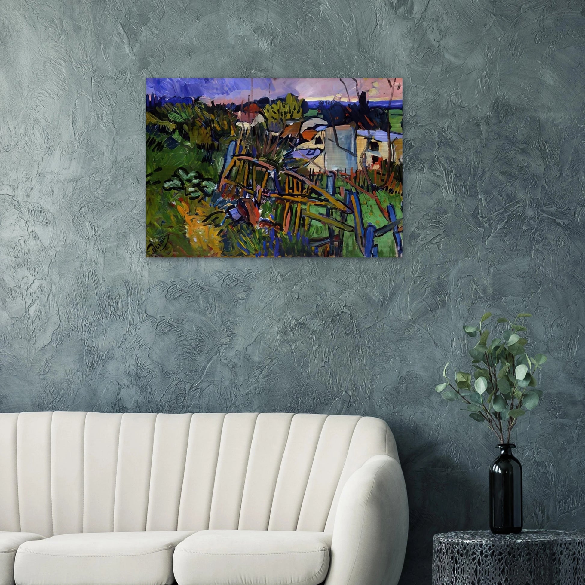 LANDSCAPE 1906 - Andre Derain Brushed Aluminum Print - 70x100 cm / 28x40 inches | Andre Derain Aluminum Print | Andre Derain Prints