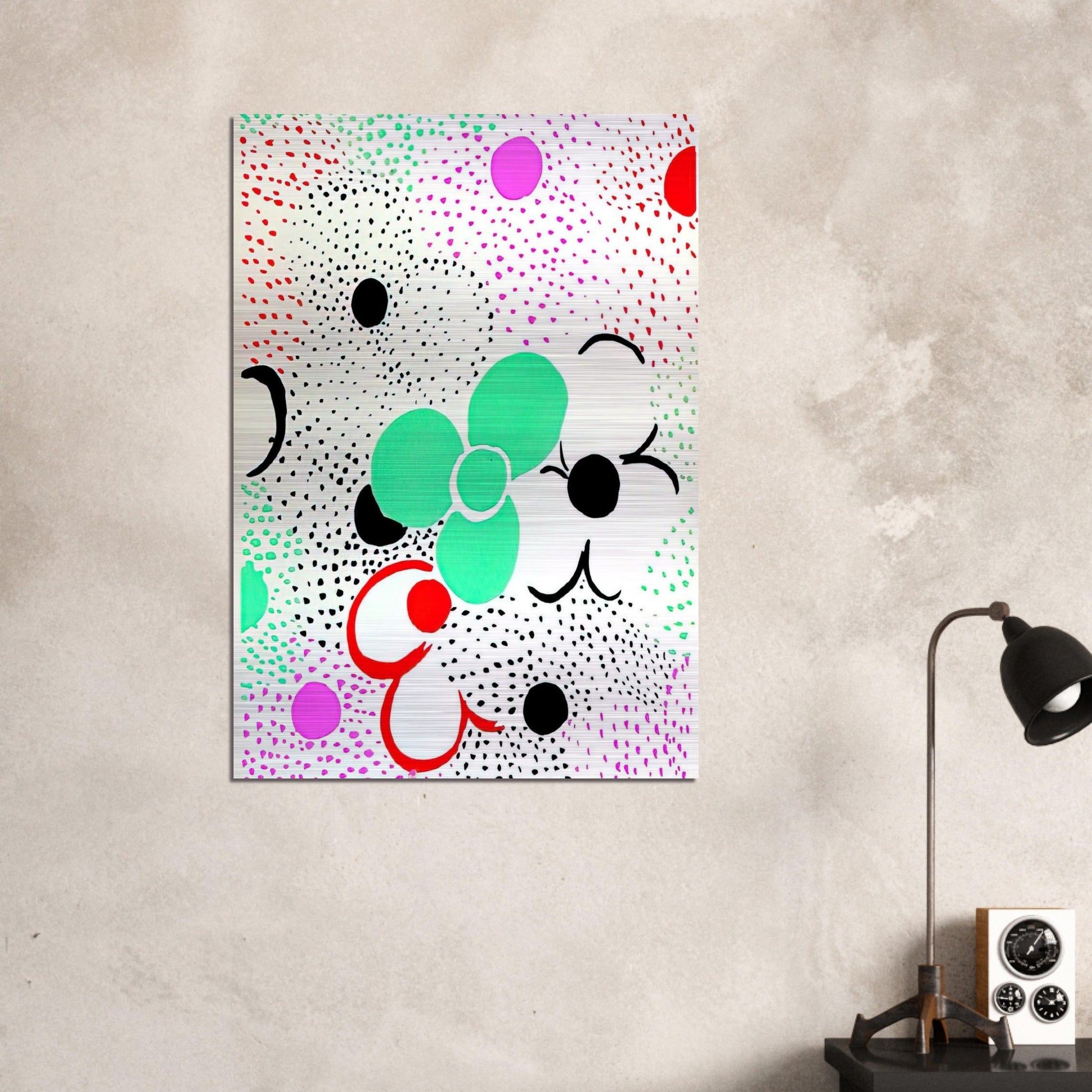COMPOSITION 12 - Sonia Delaunay Brushed Aluminum Print - 70x100 cm / 28x40 inches | Sonia Delaunay Aluminum Print | Sonia Delaunay Prints