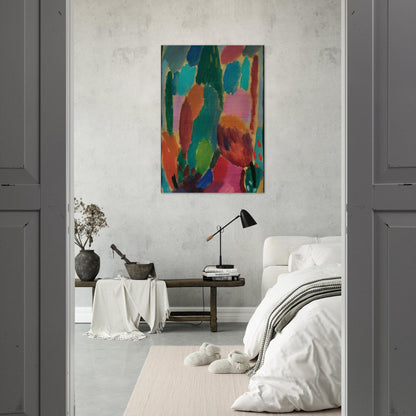 VARIATION Z RTLICHKEITEN 1917 - Alexej von Jawlensky Brushed Aluminum Print - 70x100 cm / 28x40 inches | Alexej von Jawlensky Aluminum Print | Alexej von Jawlensky Prints