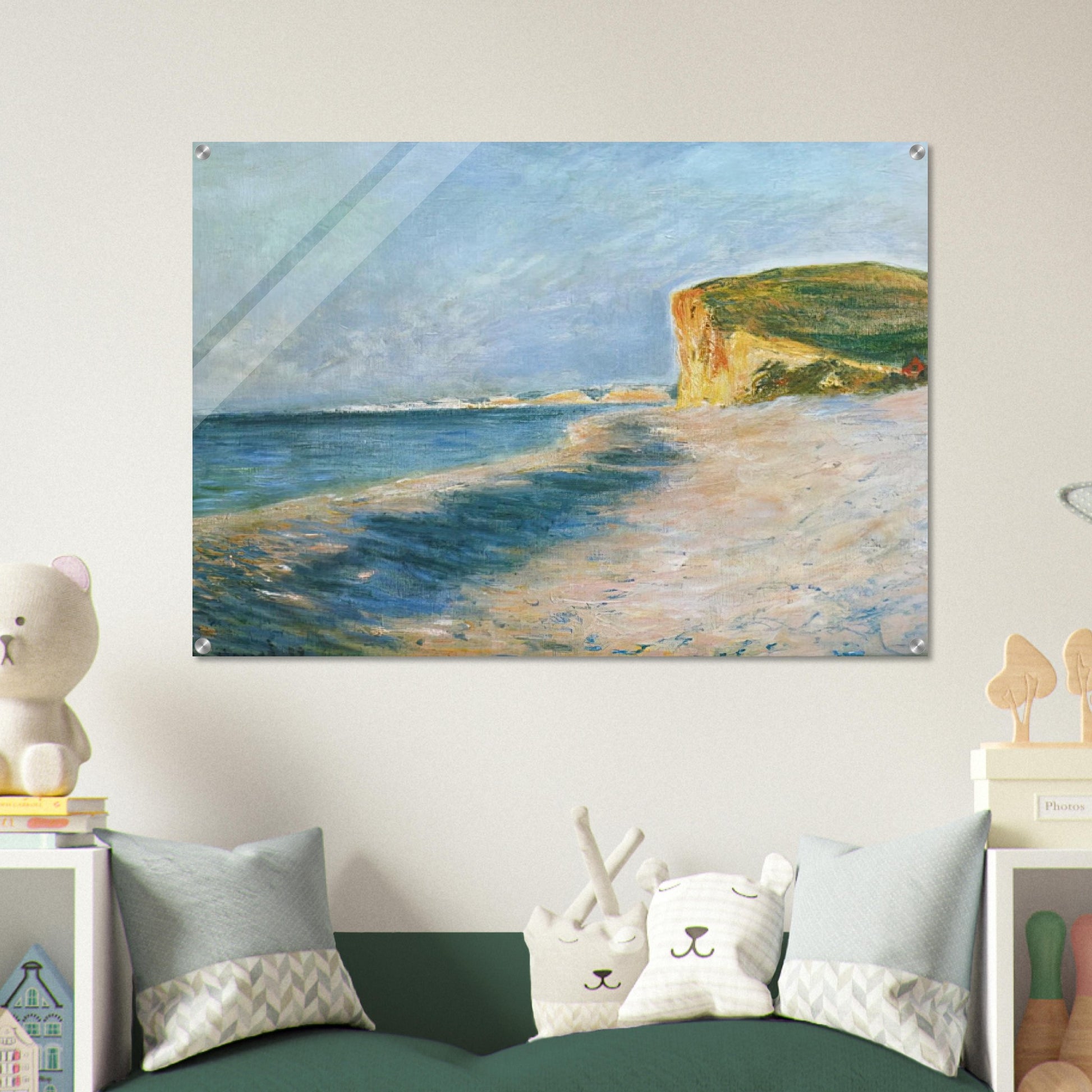 Pourville, near Dieppe - claude monet Acrylic Print - 70x100 cm / 28x40″ inches | claude monet Wall Art | claude monet Prints
