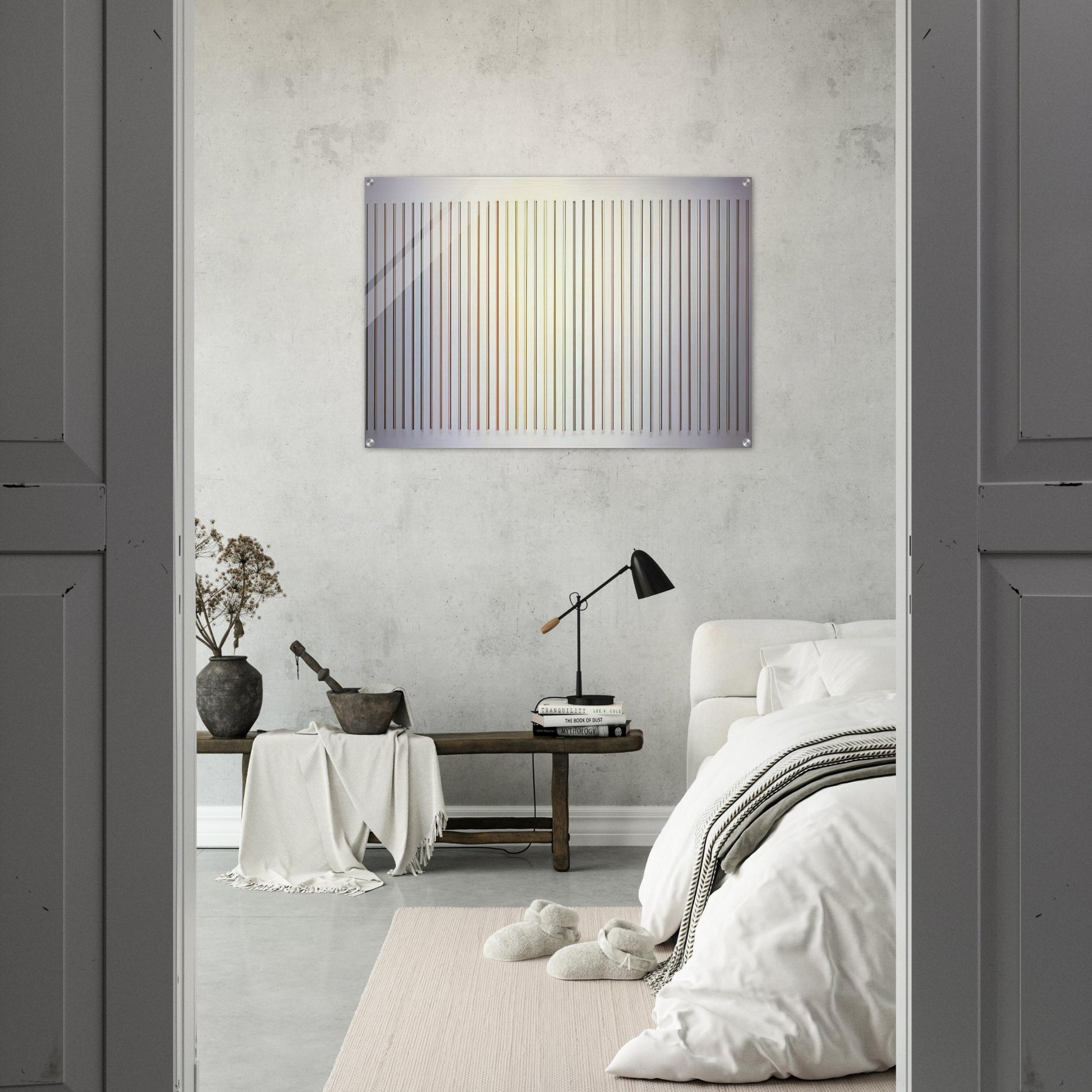 Color Needles - 1984 - Gene Davis Acrylic Print - 70x100 cm / 28x40″ inches