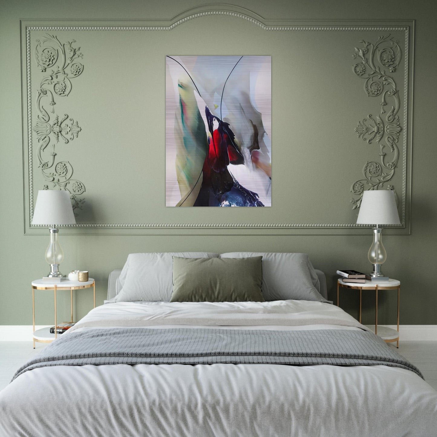 Phenomena Tarot Over - Paul Jenkins Brushed Aluminum Print - 70x100 cm / 28x40 inches | Paul Jenkins Aluminum Print | Paul Jenkins Prints