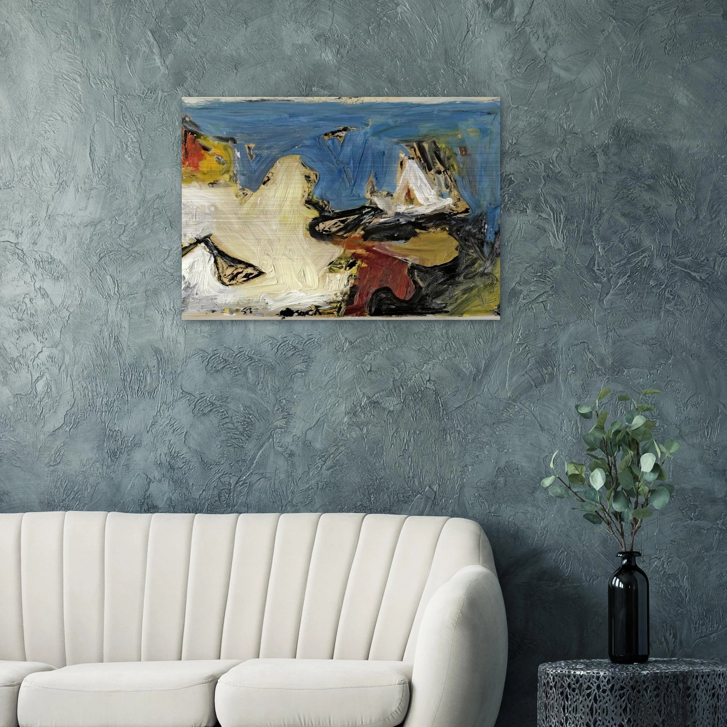 PAINTING I 1957 - Milton Resnick Brushed Aluminum Print - 70x100 cm / 28x40 inches | Milton Resnick Aluminum Print | Milton Resnick Prints