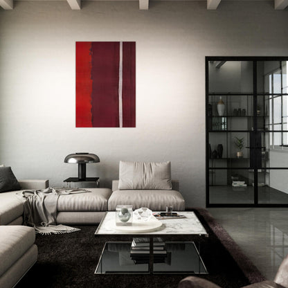 Untitled I - Barnett Newman Brushed Aluminum Print - 70x100 cm / 28x40 inches | Barnett Newman Aluminum Print | Barnett Newman Prints