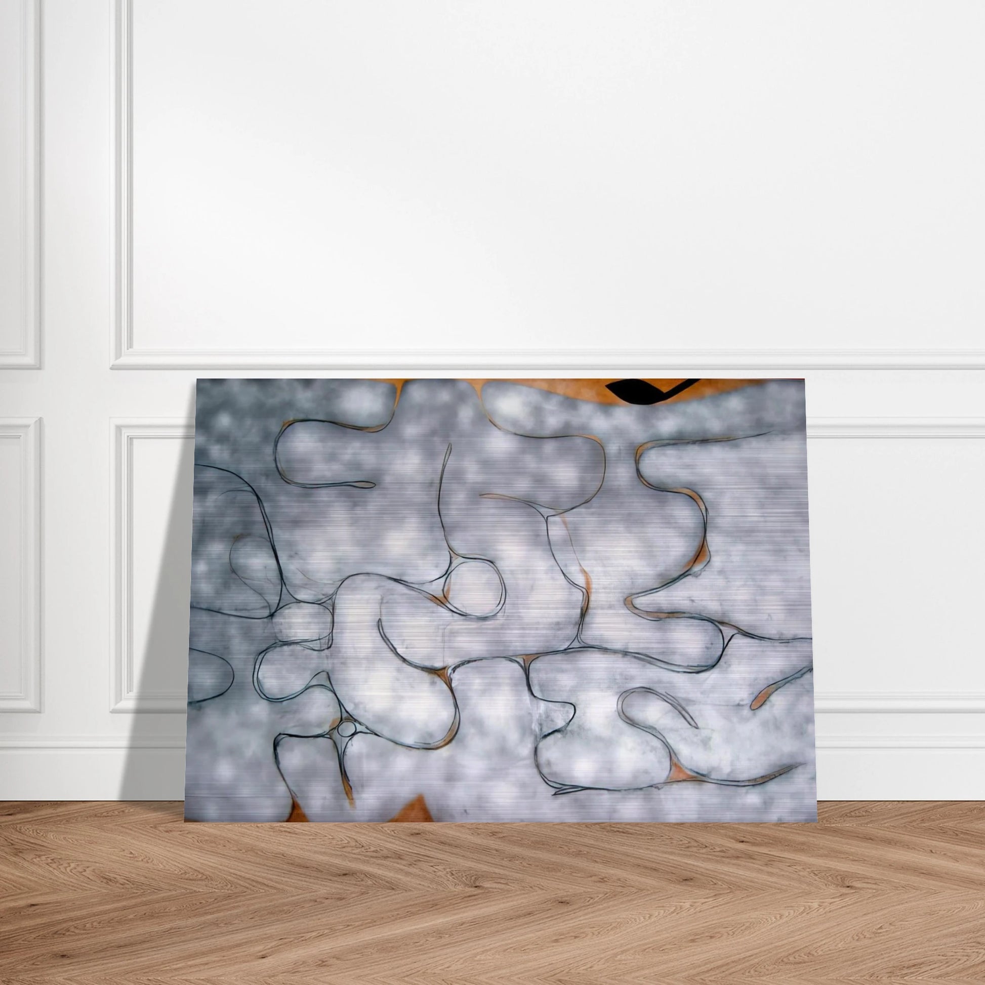 Grey Symphony - 1975 - Victor Pasmore Brushed Aluminum Print - 70x100 cm / 28x40 inches | Victor Pasmore Aluminum Print | Victor Pasmore Prints