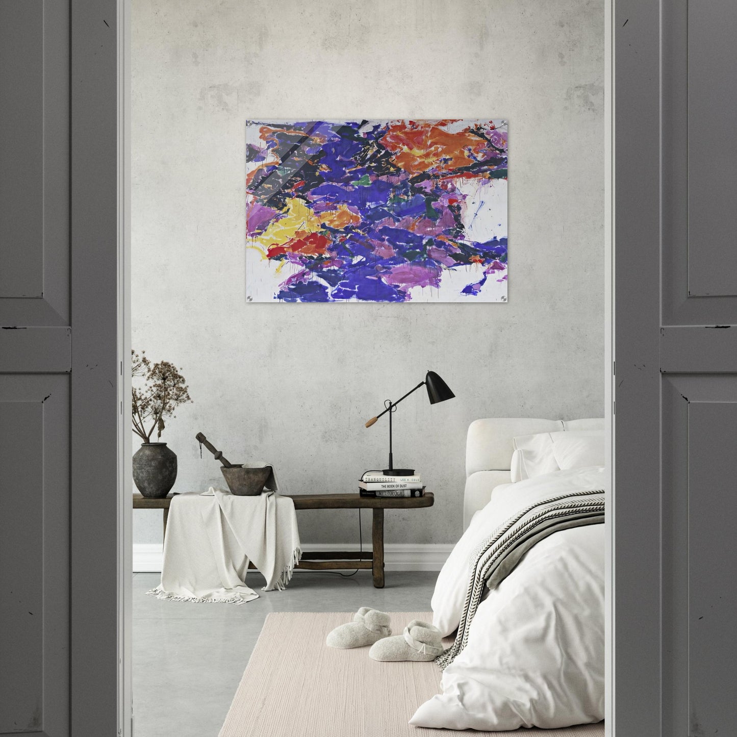 Towards Disappearance II - Sam Francis Acrylic Print - 70x100 cm / 28x40″ inches