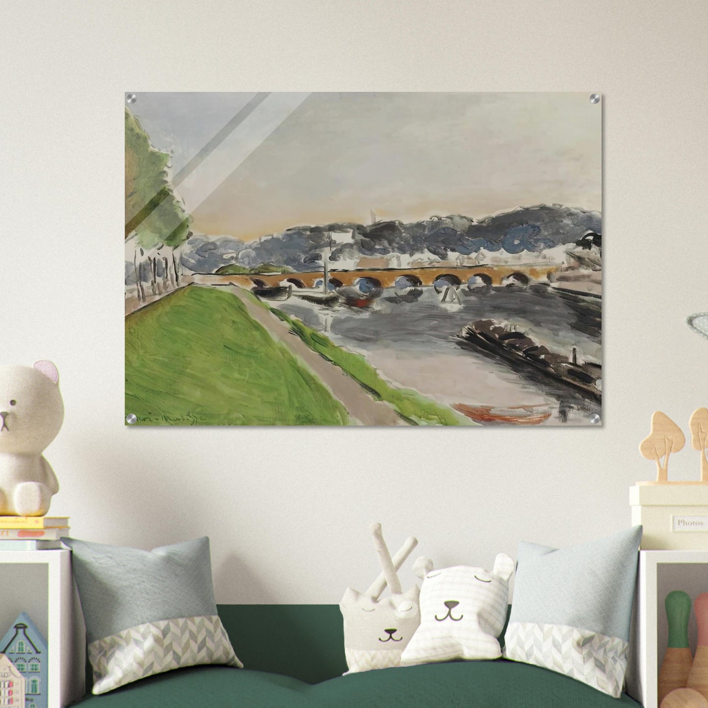 LE PONT DE SEVRES AU CHALAND 1917 - Henri Matisse Acrylic Print - 70x100 cm / 28x40″ inches