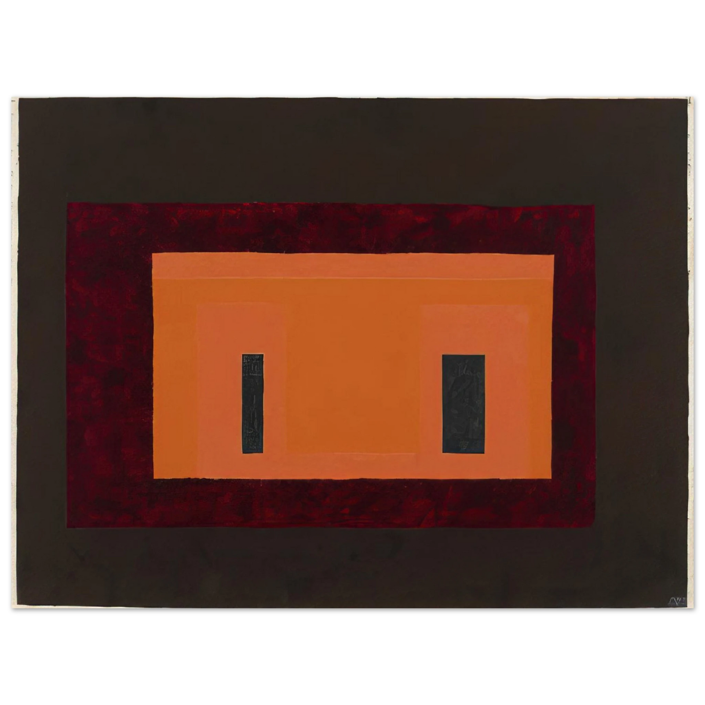 Josef Albers - VARIANT ADOBE 1947 1  75x100 cm / 30x40inches Fine Art Poster