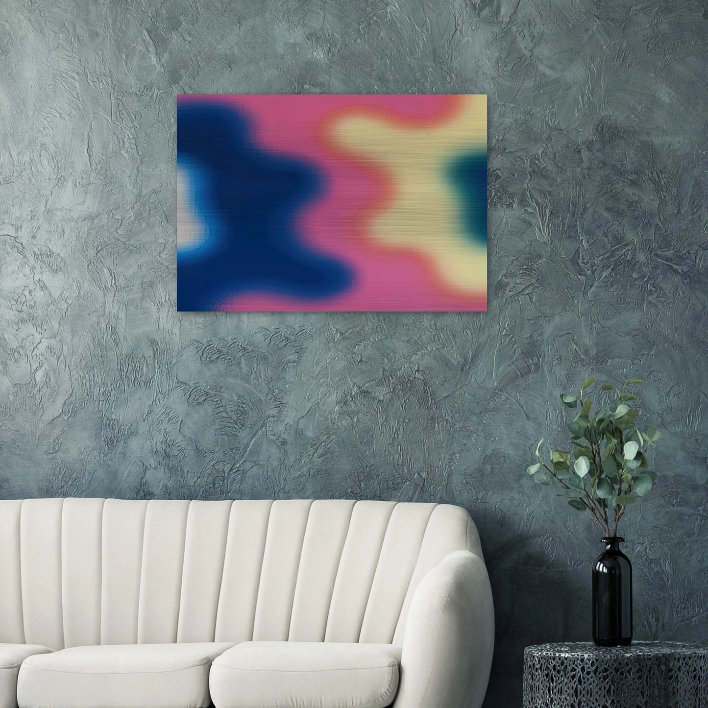 M-14 - 1970 - Wojciech Fangor Brushed Aluminum Print - 70x100 cm / 28x40 inches | Wojciech Fangor Aluminum Print | Wojciech Fangor Prints