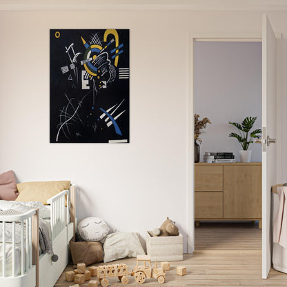 SMALL WORLDS VII 1922 - Wassily Kandinsky Brushed Aluminum Print - 70x100 cm / 28x40 inches | Wassily Kandinsky Aluminum Print | Wassily Kandinsky Prints