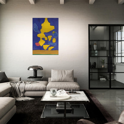 Saturn Revisited - 1964 - Helen Frankenthaler Brushed Aluminum Print - 70x100 cm / 28x40 inches | Helen Frankenthaler Aluminum Print | Helen Frankenthaler Prints