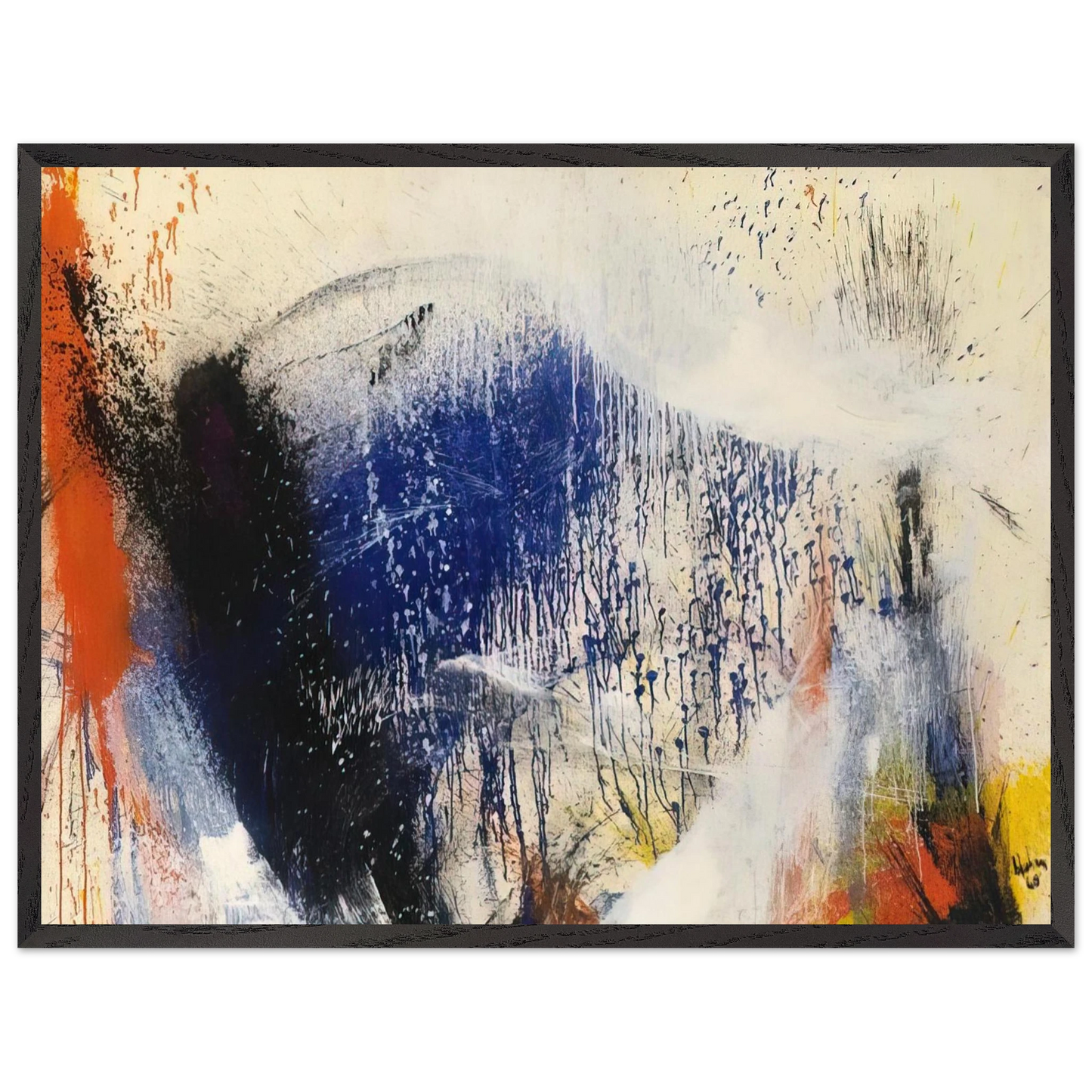 Helen Frankenthaler - Untitled - 1960 Wall art - A1 (59.4 x 84.1  cm) - Fine Art Poster-canvas - -