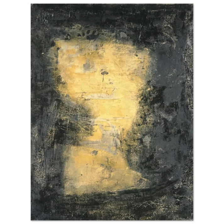 Emil Schumacher - Bolo - Tachisme  75x100 cm / 30x40inches Fine Art Poster