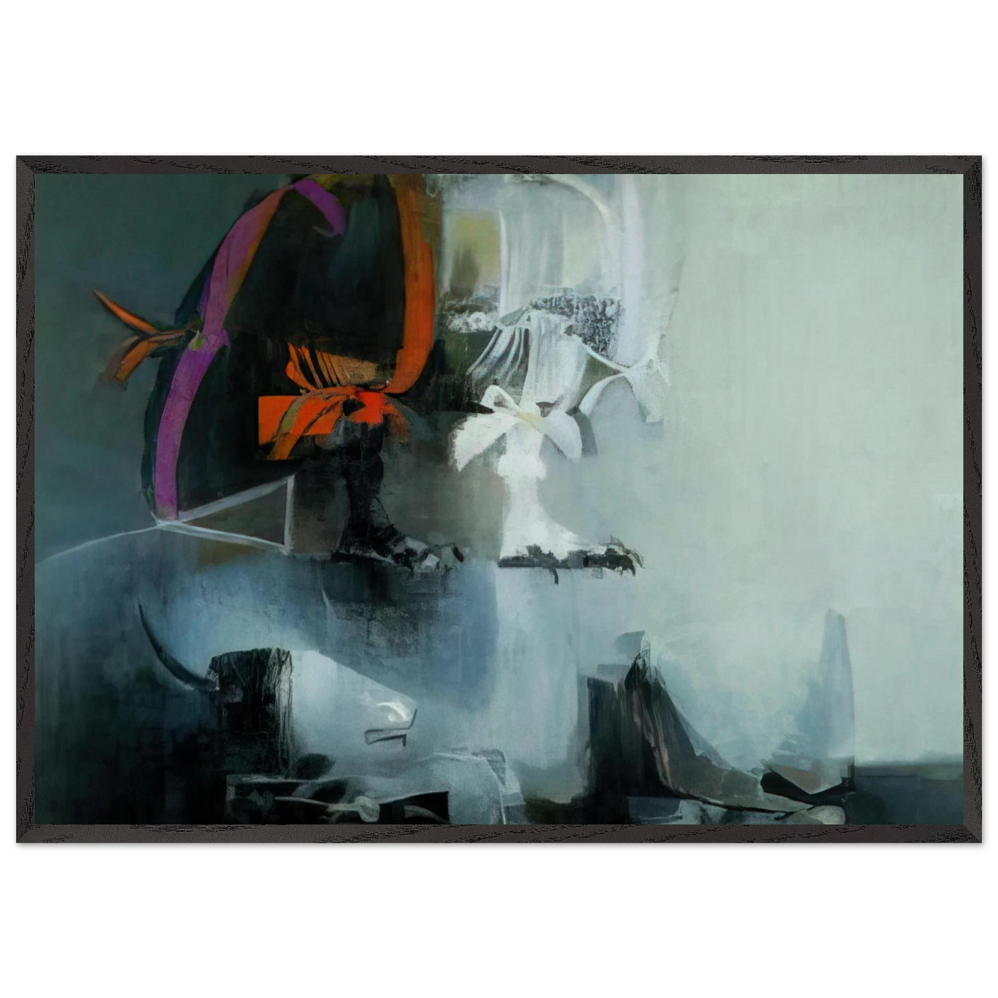 TOROCONDOR 1959 - Alejandro Obregon 70x100 cm / 28x40 inches Framed Art Print – Black Wooden Frame