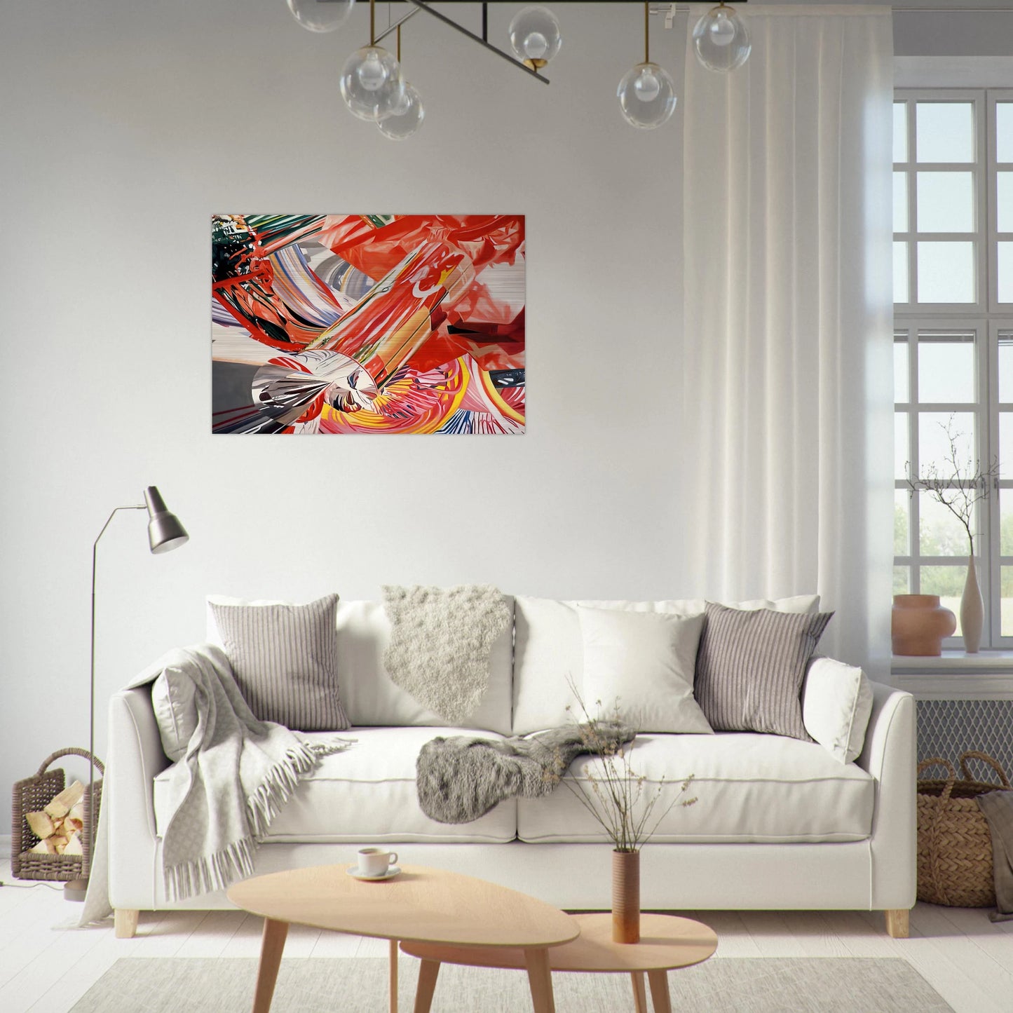 Hitchhiker - Speed of Light - James Rosenquist Brushed Aluminum Print - 70x100 cm / 28x40 inches | James Rosenquist Aluminum Print | James Rosenquist Prints