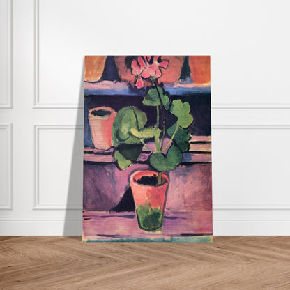 POT OF GERANIUMS 1912 - Henri Matisse Brushed Aluminum Print - 70x100 cm / 28x40 inches | Henri Matisse Aluminum Print | Henri Matisse Prints