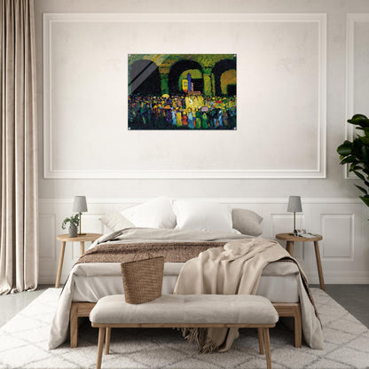 THE LUDWIGSKIRCHE IN MUNICH 1908 - Wassily Kandinsky Acrylic Print - 70x100 cm / 28x40″ inches | Wassily Kandinsky Wall Art | Wassily Kandinsky Prints