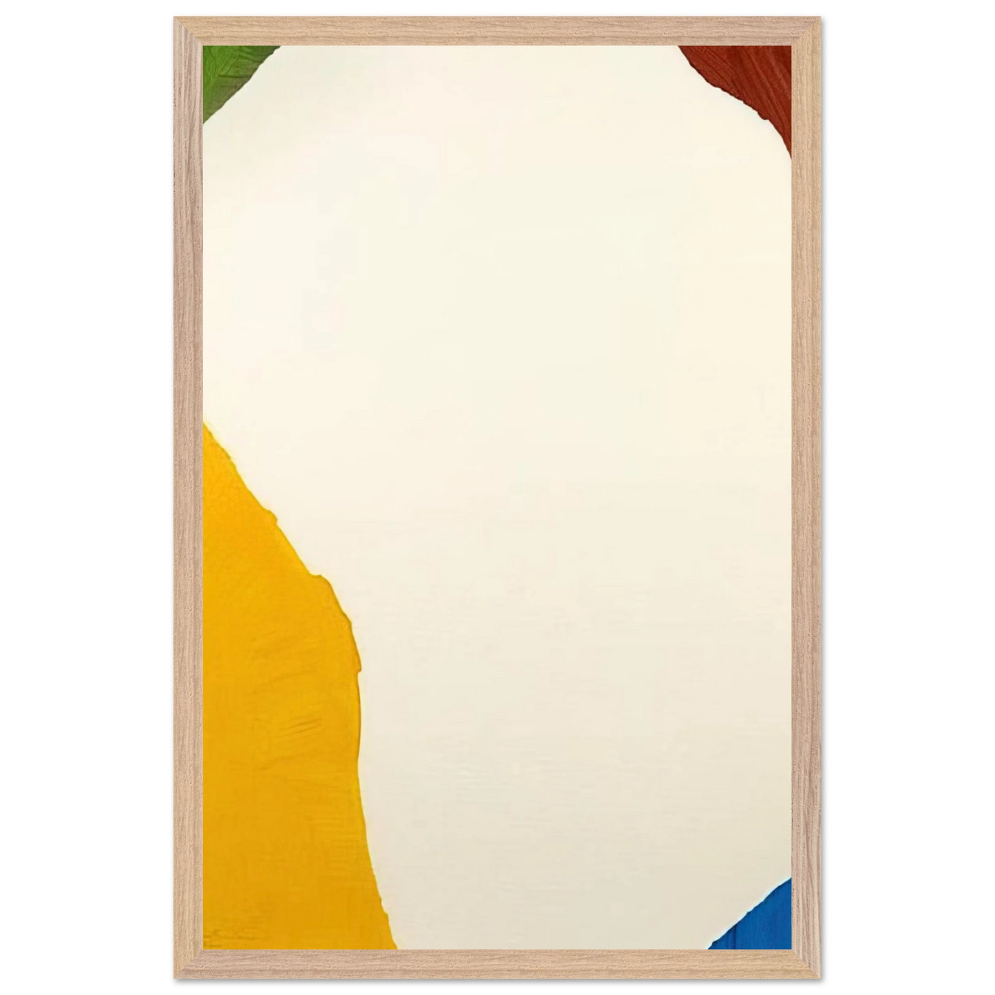 Helen Frankenthaler - Wind Directions - 1970 Wall art - 60x80 cm / 24x32 inches - Premium Wooden Framed Poster With Fine Art Paper-canvas - Wood frame