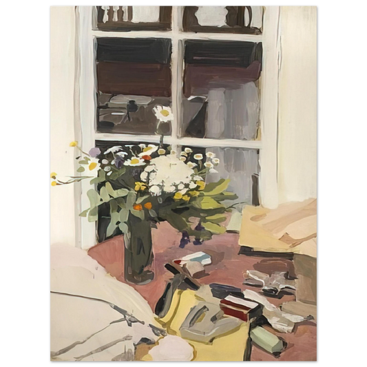 Fairfield Porter - STILL LIFE WITH STAPLER 1970  75x100 cm / 30x40inches Fine Art Poster