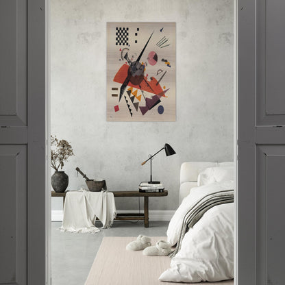 ORANGE 1923 - Wassily Kandinsky Brushed Aluminum Print - 70x100 cm / 28x40 inches | Wassily Kandinsky Aluminum Print | Wassily Kandinsky Prints