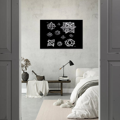 STUDY FOR STARS - MC Escher Brushed Aluminum Print - 70x100 cm / 28x40 inches | MC Escher Aluminum Print | MC Escher Prints