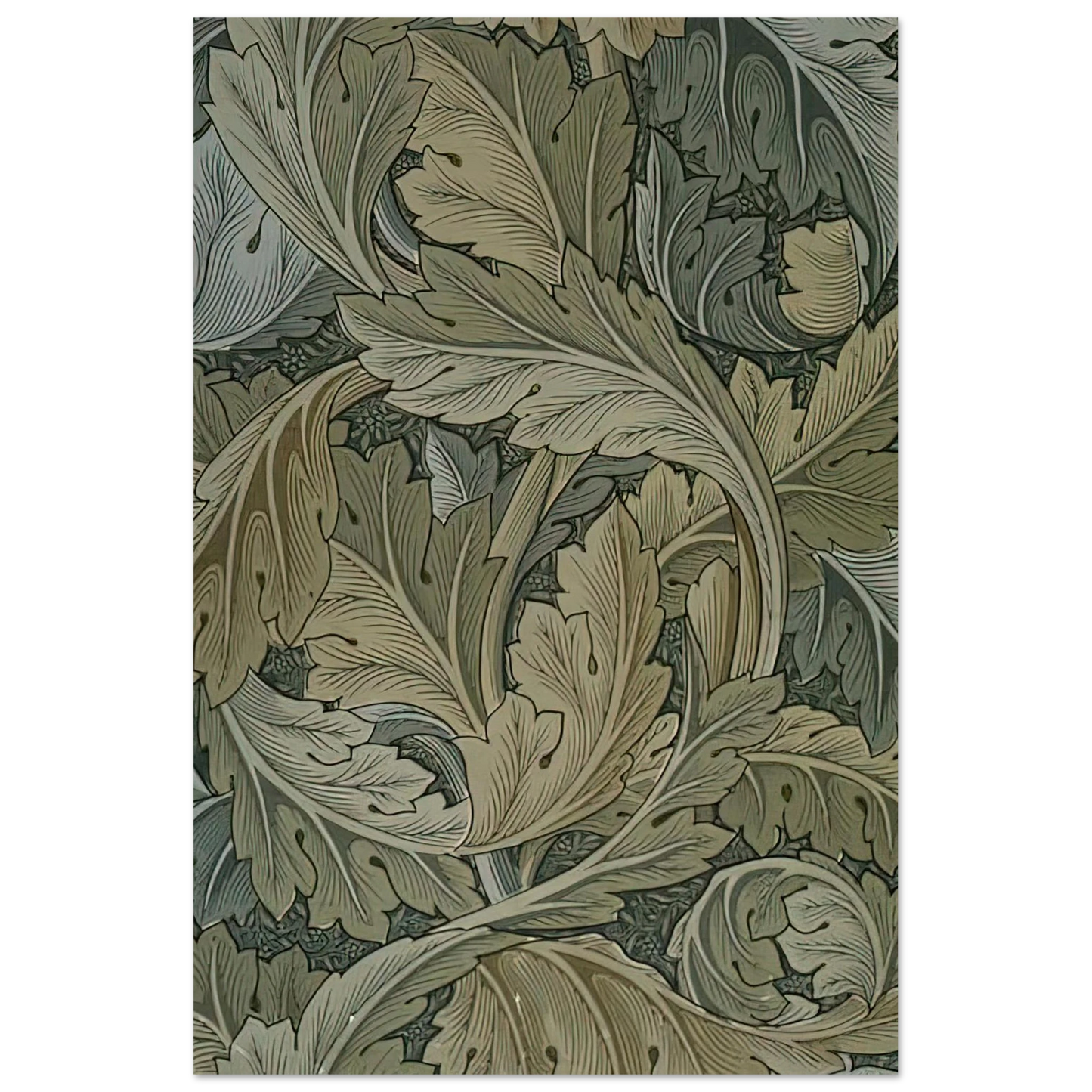 William Morris - ACANTHUS WALLPAPER 1875 Fine Art Poster