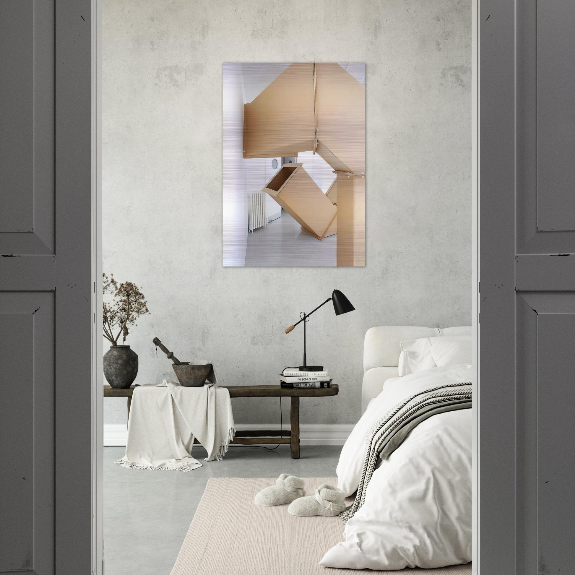 Series DW - 1967 - Charlotte Posenenske Brushed Aluminum Print - 70x100 cm / 28x40 inches | Charlotte Posenenske Aluminum Print | Charlotte Posenenske Prints