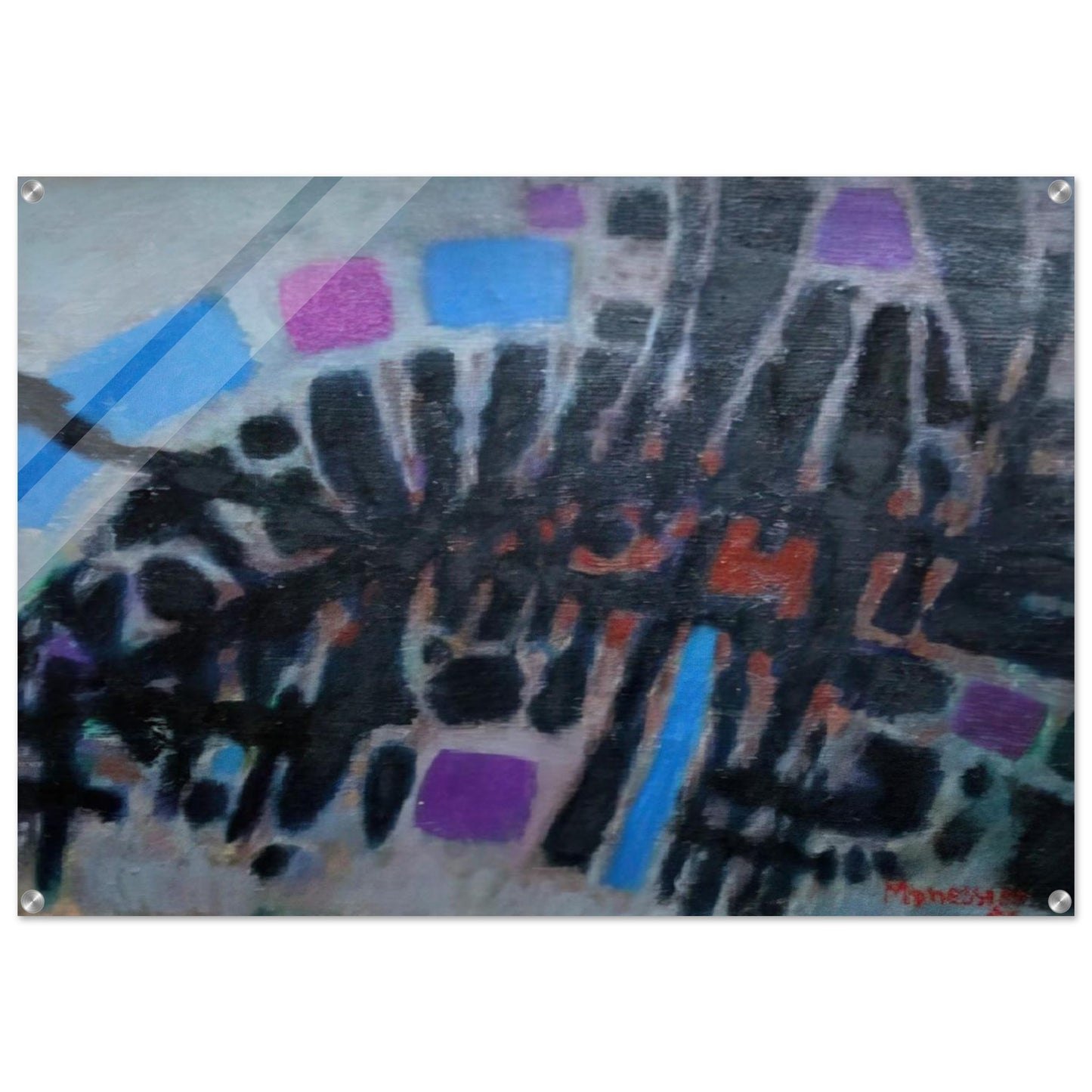 Untitled - 1957 - Alfred Manessier Acrylic Print - 70x100 cm / 28x40″ inches